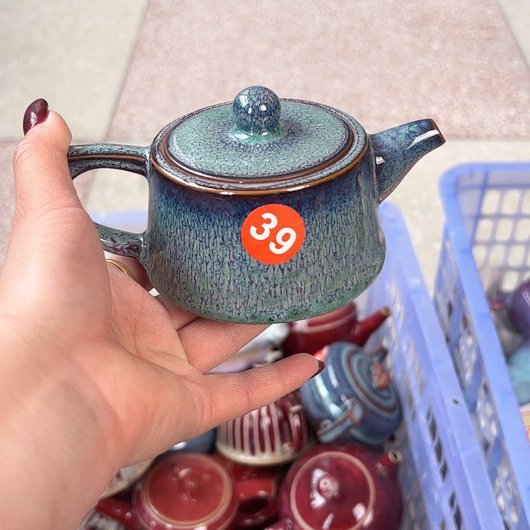 摆件郑家钧窑摆件微