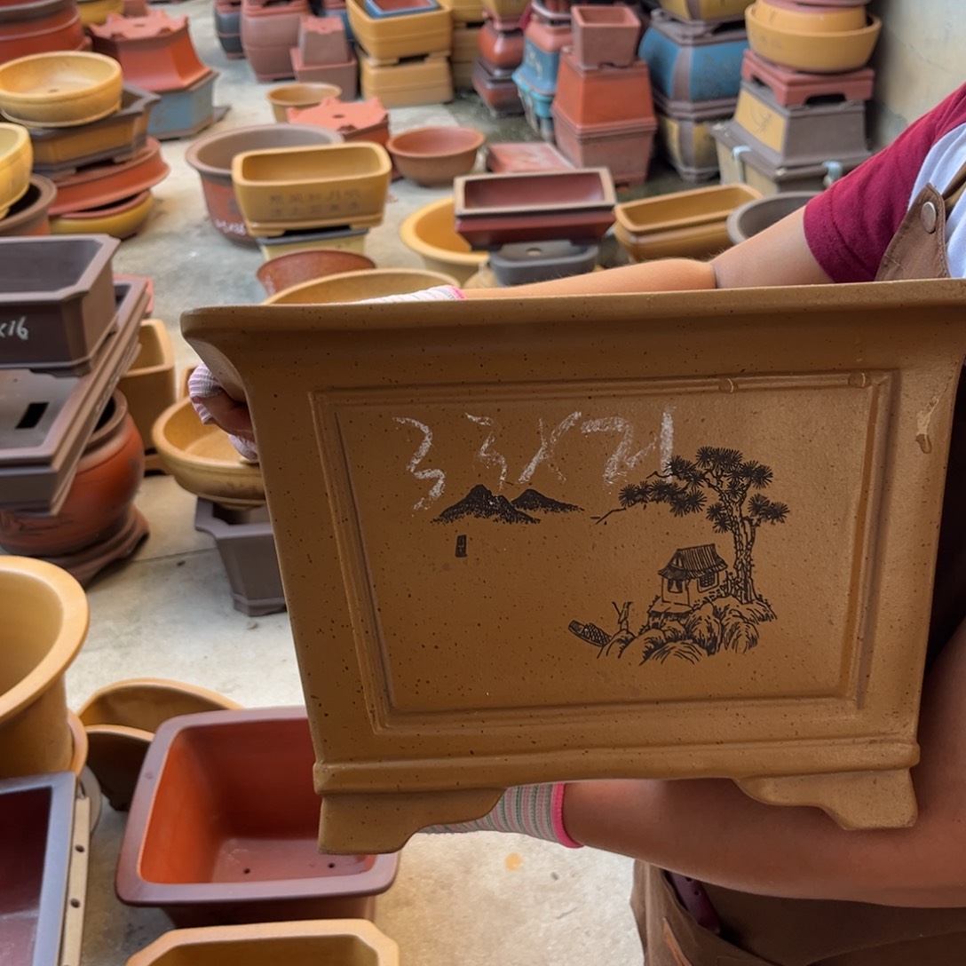 紫砂花盆盆景艺术