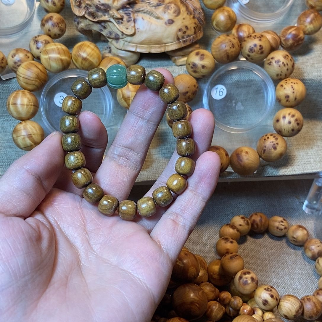 柏木（崖柏）绿檀老型9配南瓜款