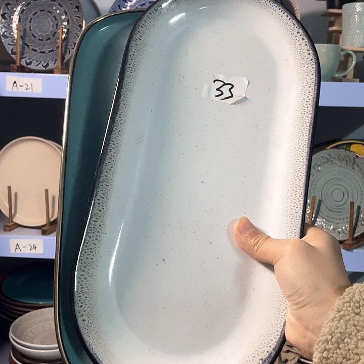 瓷2只高温釉下彩陶瓷