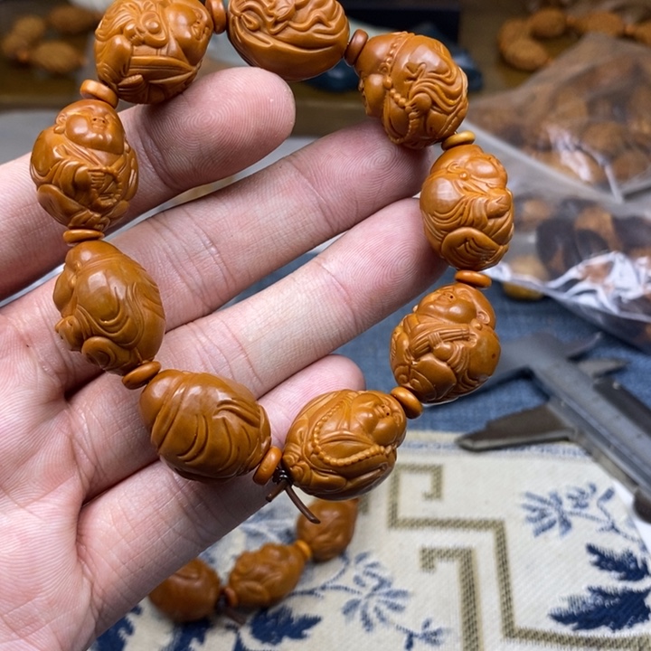 橄榄核手串/手链橄榄核雕工艺手串