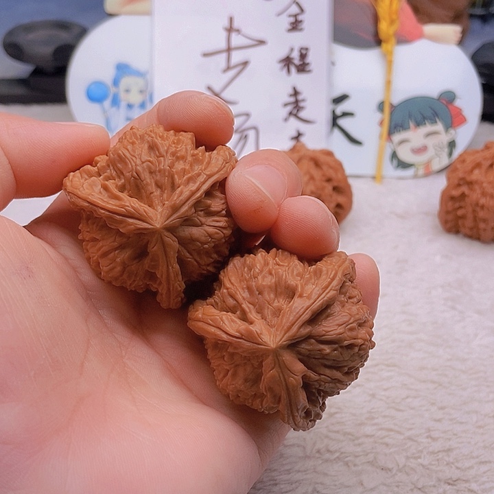 吊坠文玩核桃鹏*爷三棱