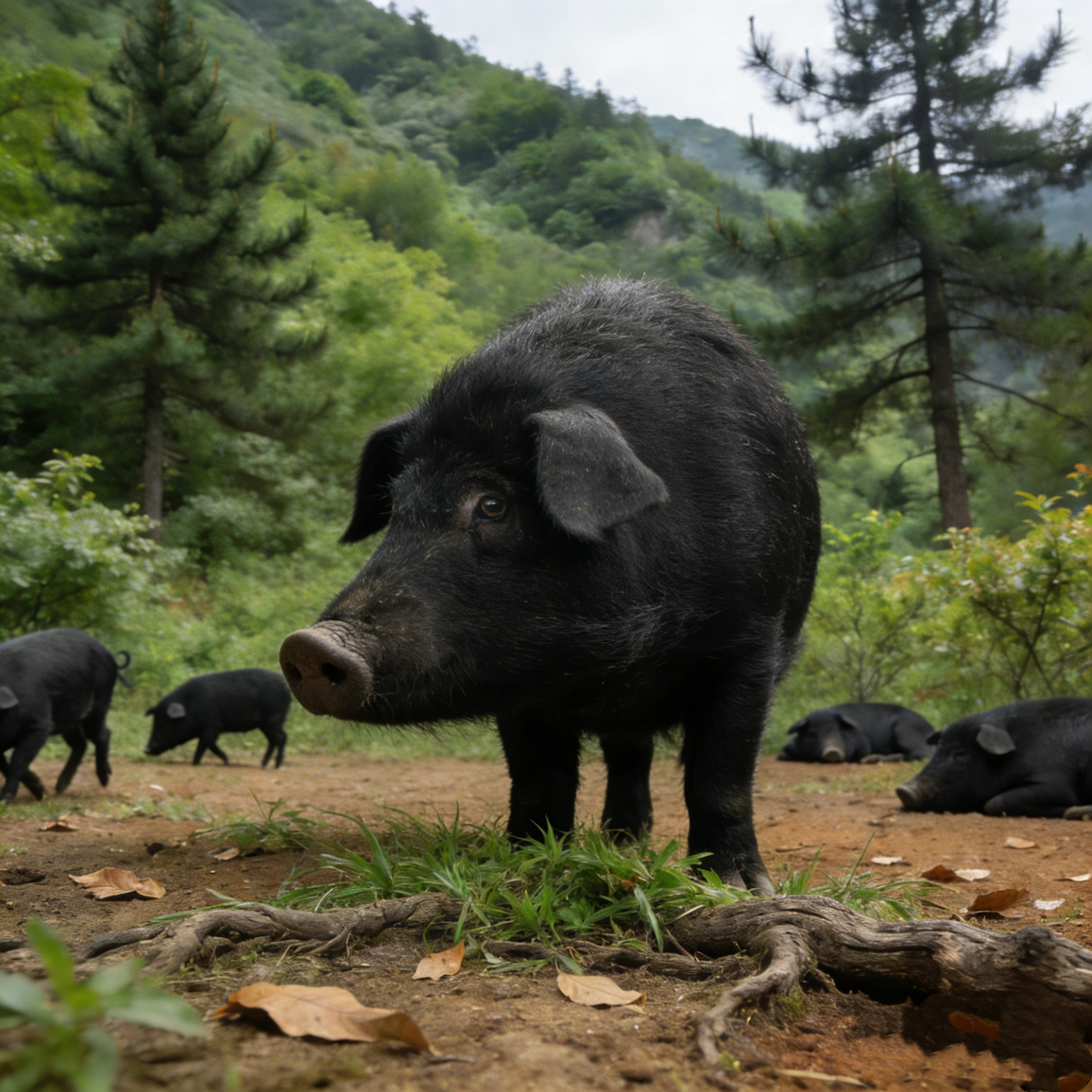 小飞【腿肉】正宗大别山农家黑毛猪新鲜宰杀5斤