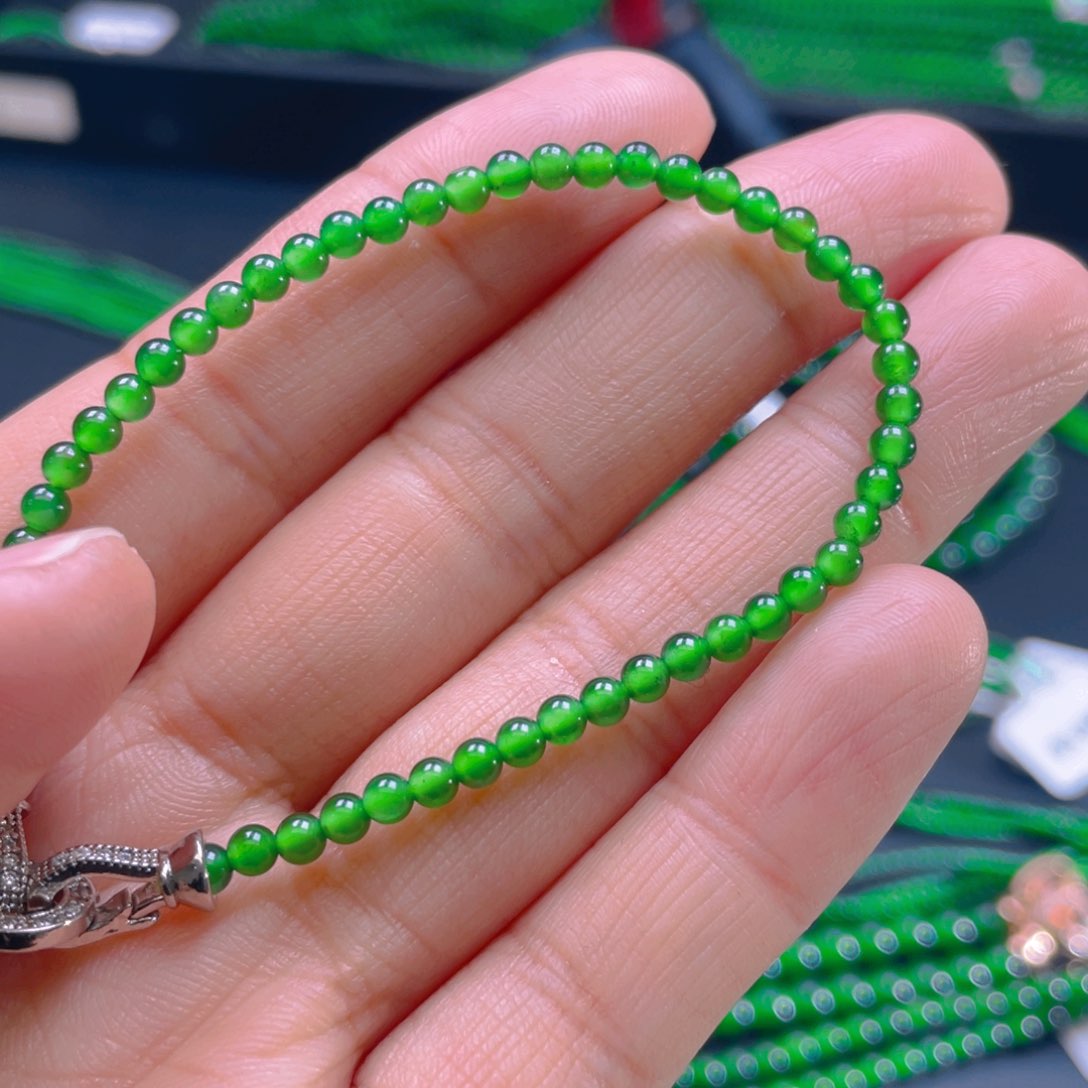 翡翠项链未镶嵌，1