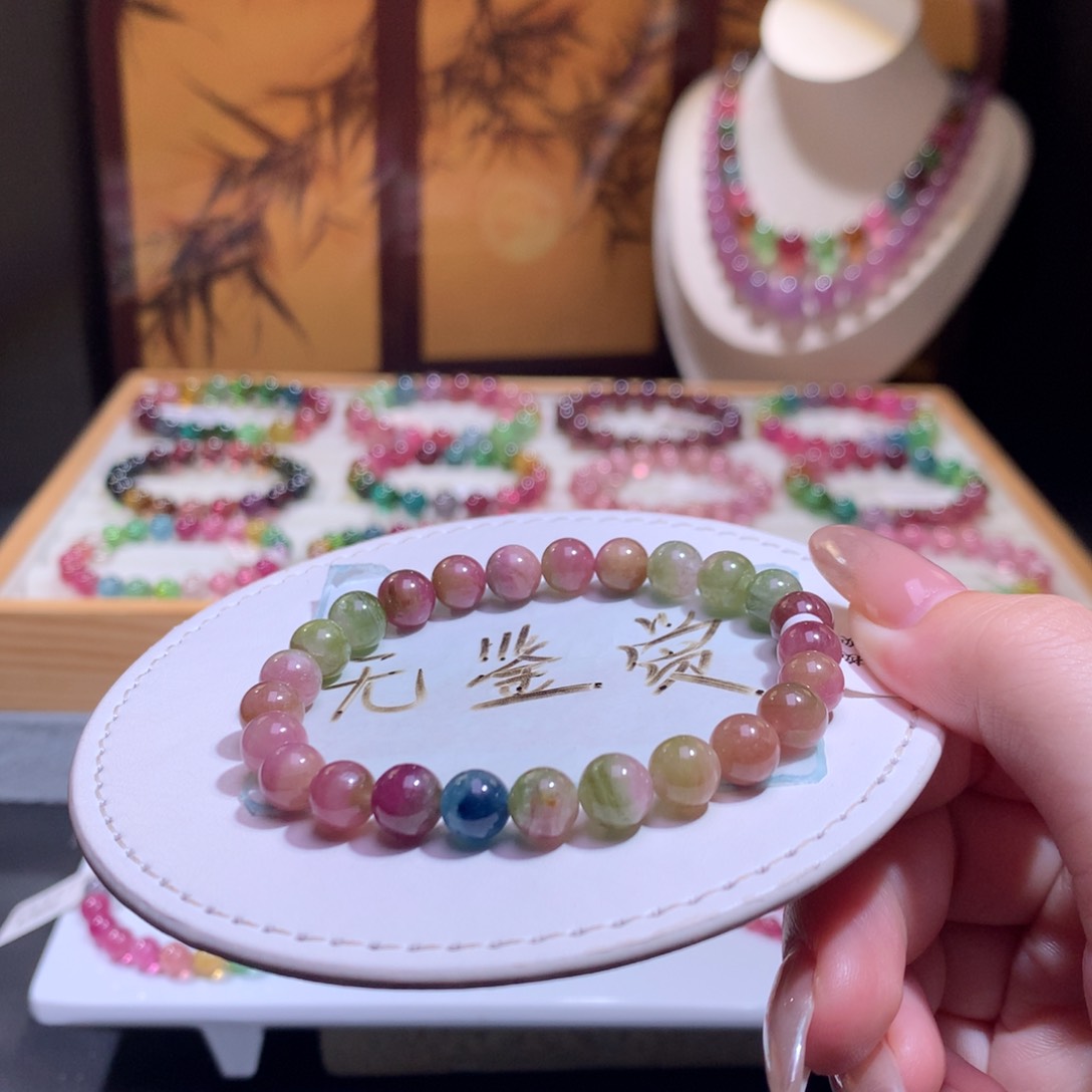 未镶嵌手链碧玺不退换