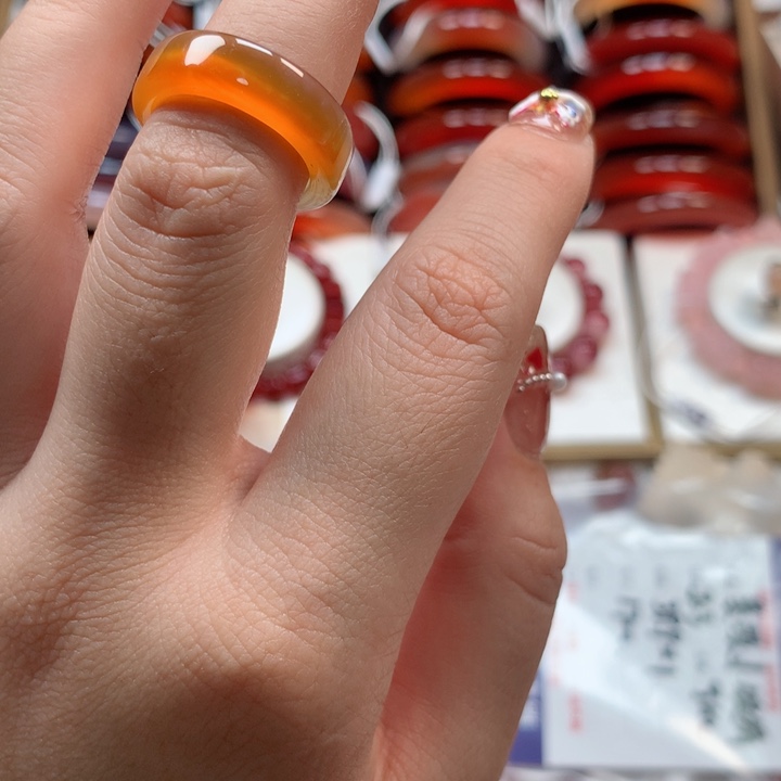 玛瑙/玉髓手镯未镶嵌?****婧