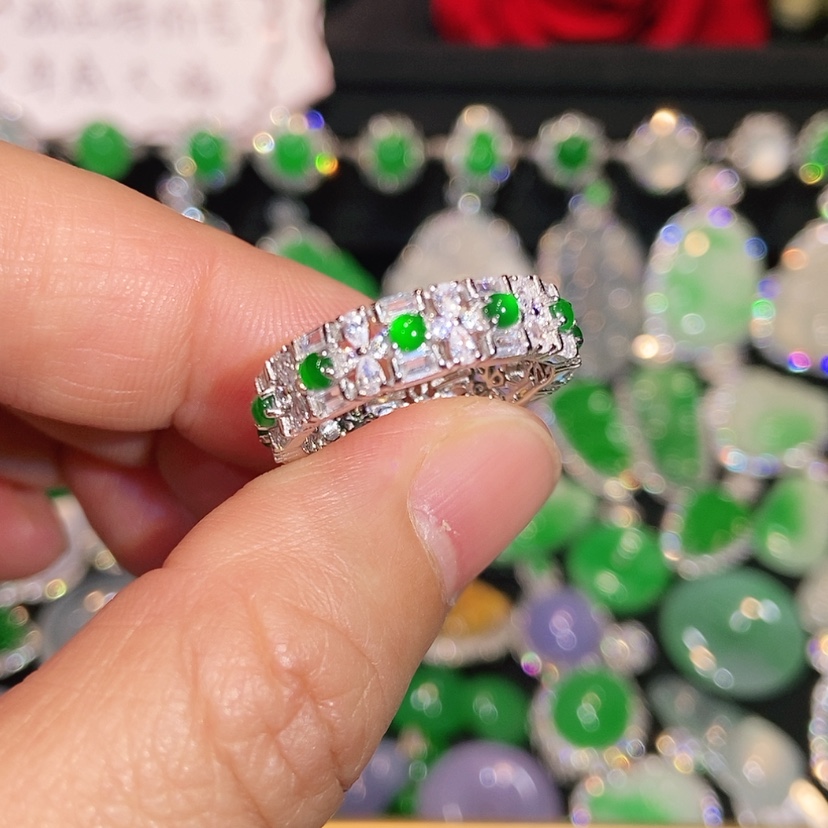 【闪购商品】未镶嵌戒指翡翠天然翡翠