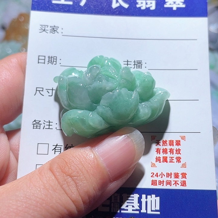 翡翠未镶嵌颈饰天然