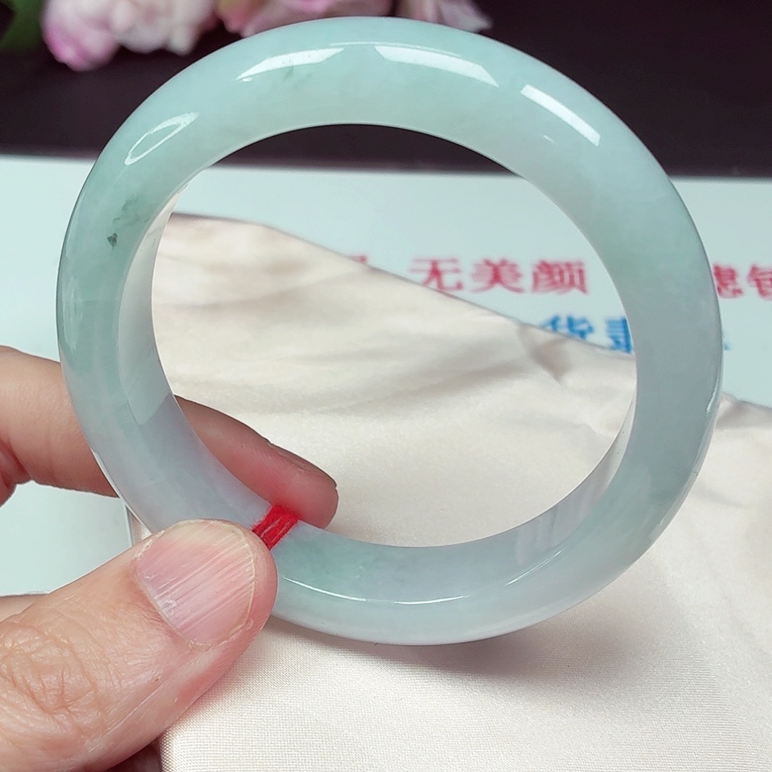 翡翠未镶嵌手镯60.5圈