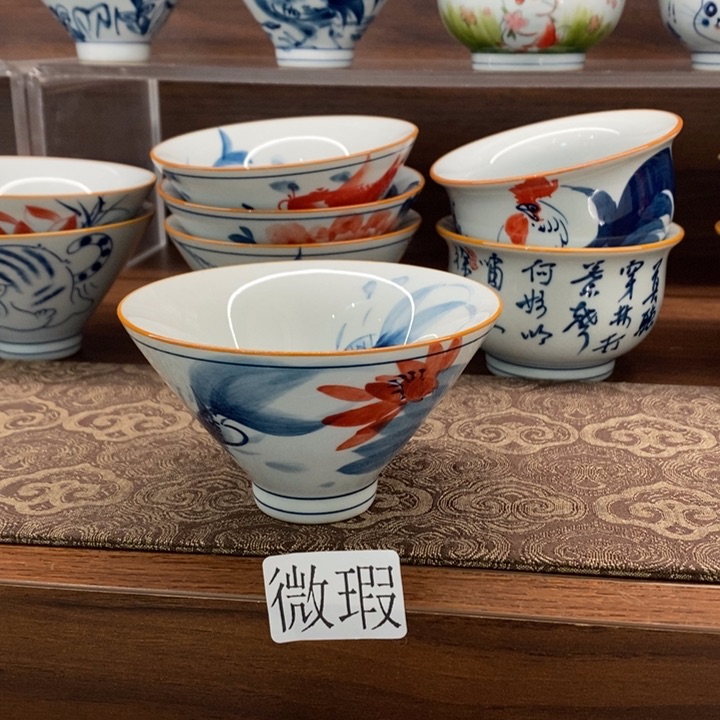 釉下老陶泥手工绘制