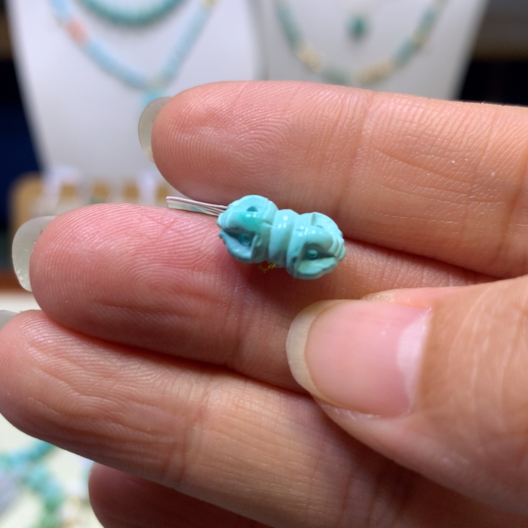 绿松石未镶嵌配饰