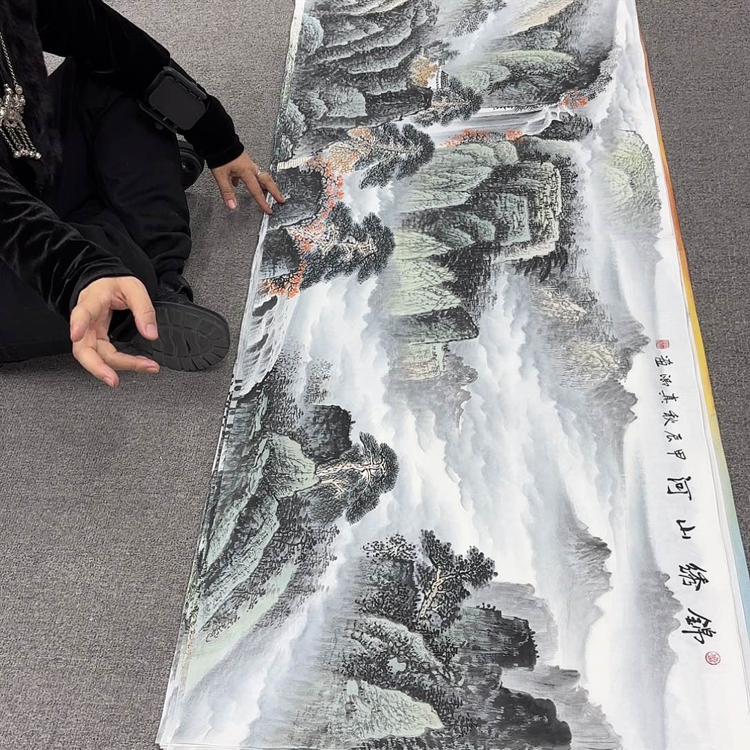 国画国画作品多次入选国内外