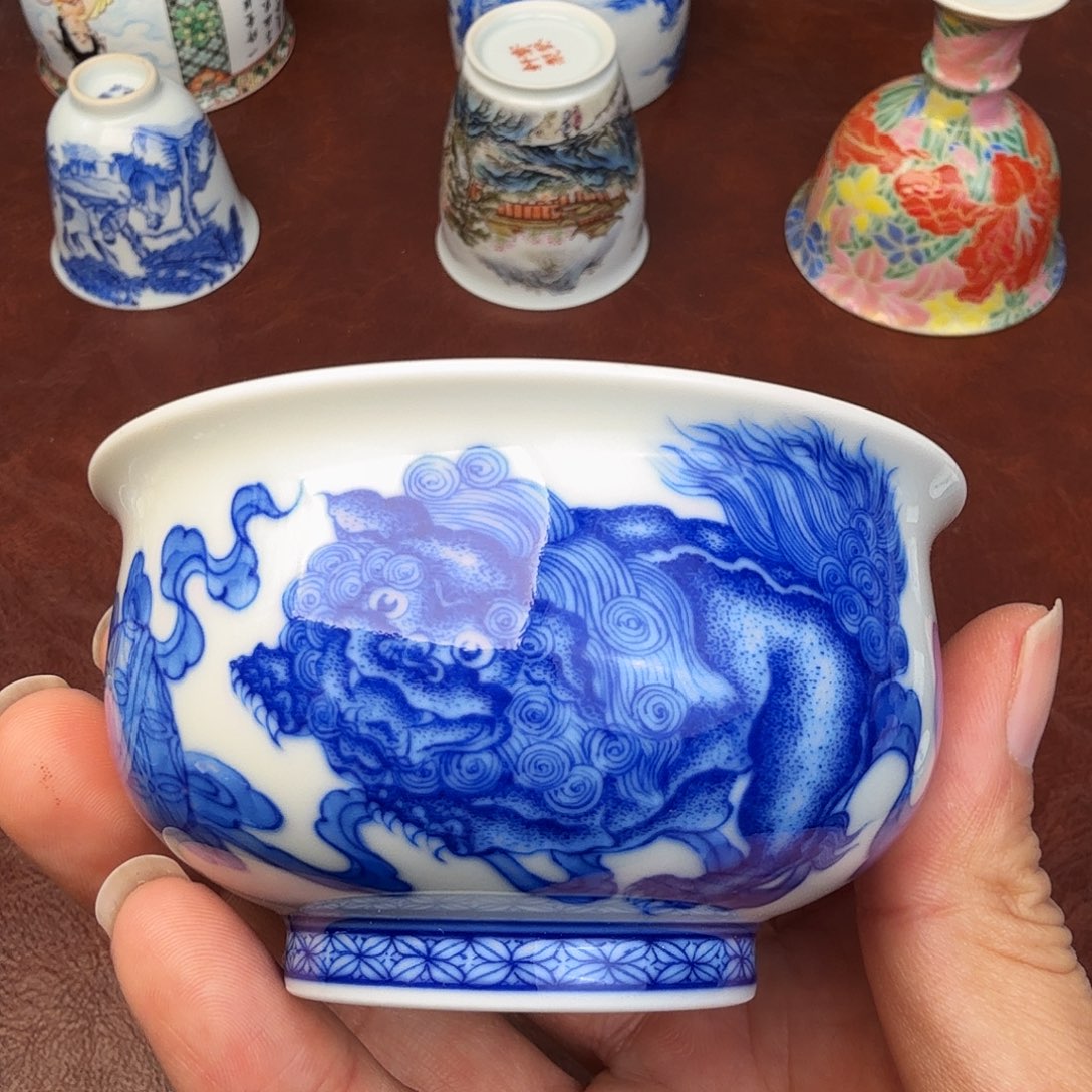 逆***风陶现代景德镇全手工全手绘陶瓷