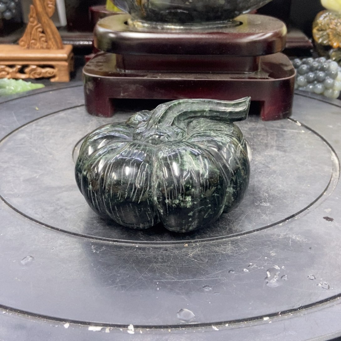 石材天然岫岩玉摆件