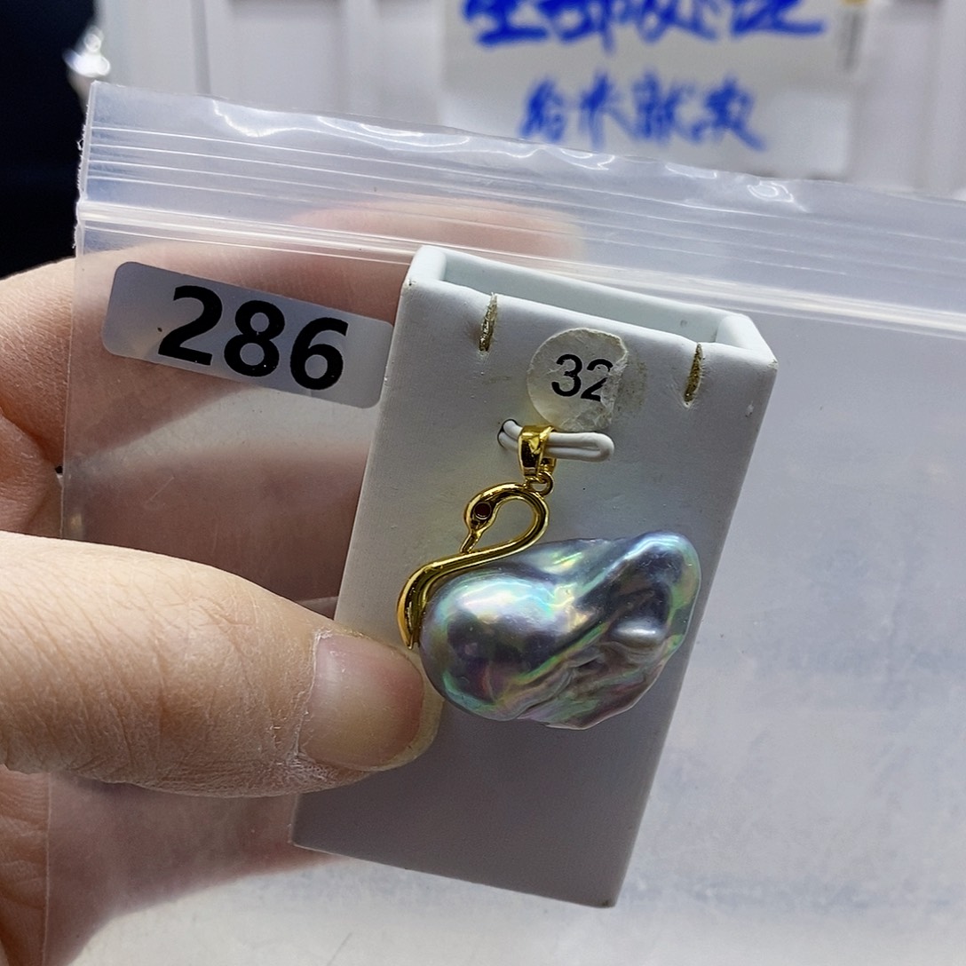 颈饰合金淡水珍珠