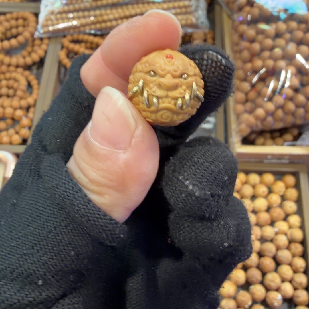 猴头核桃吊坠猴头配饰单颗全品