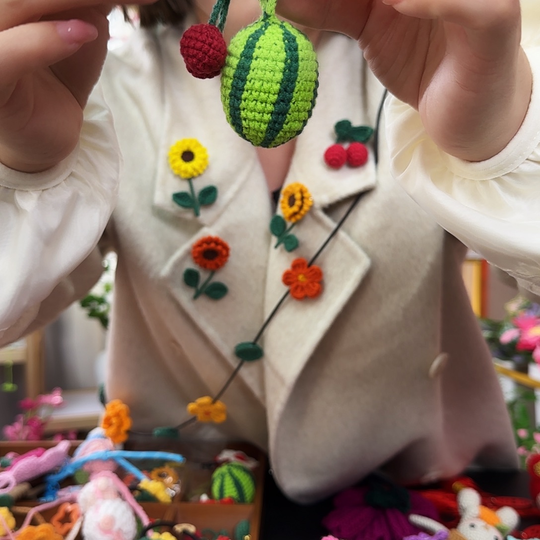 纯手工钩织钩织法绳