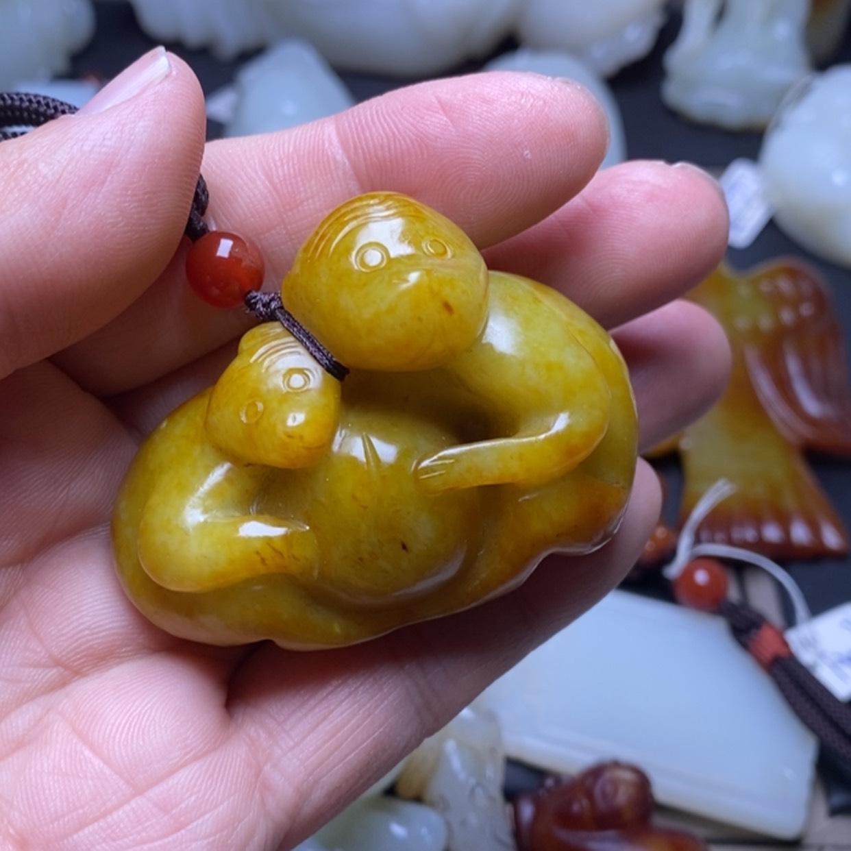 【闪购商品】和田玉（糖玉）颈饰未镶嵌