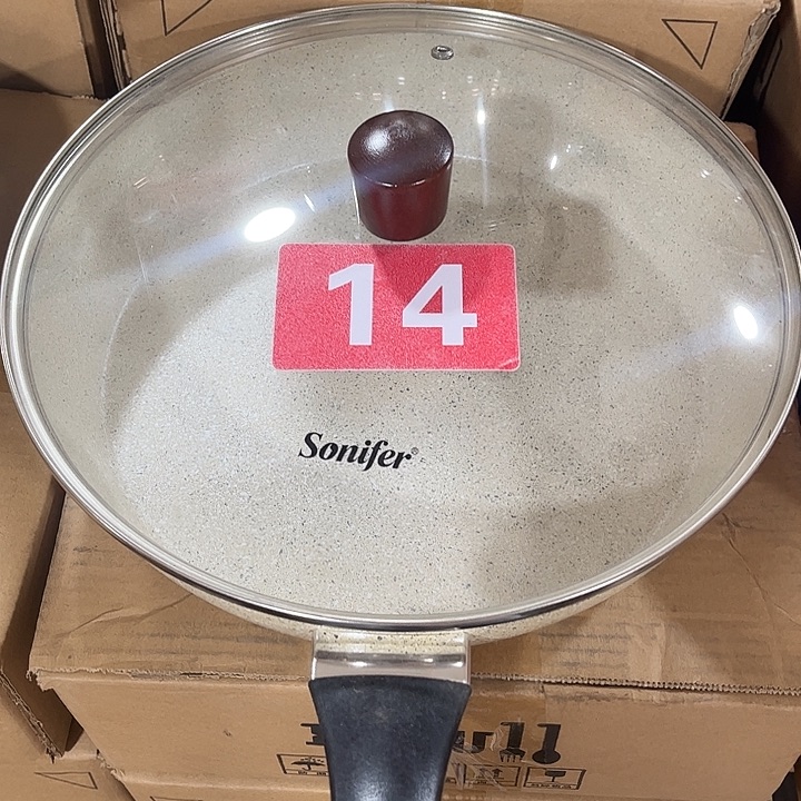 麦饭石不粘锅家用不沾锅煎炒可以使用