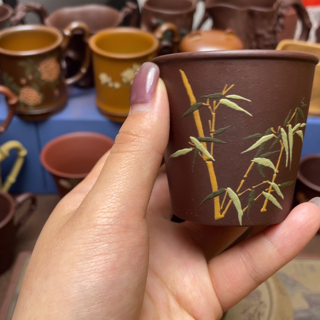 紫砂茶杯紫砂主人杯