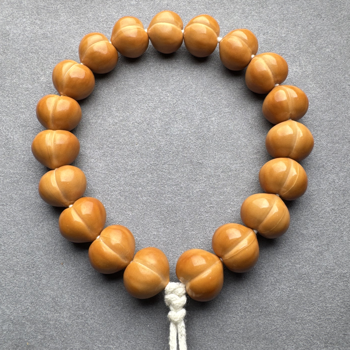 「能能出品」高桃猴头屁桃全品聚宝盆料子尺寸15+