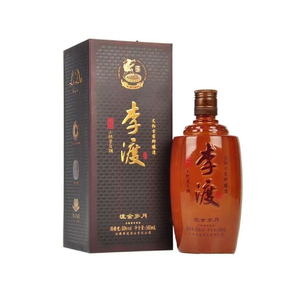 李渡流金岁月元窖香型白酒 50度500ml