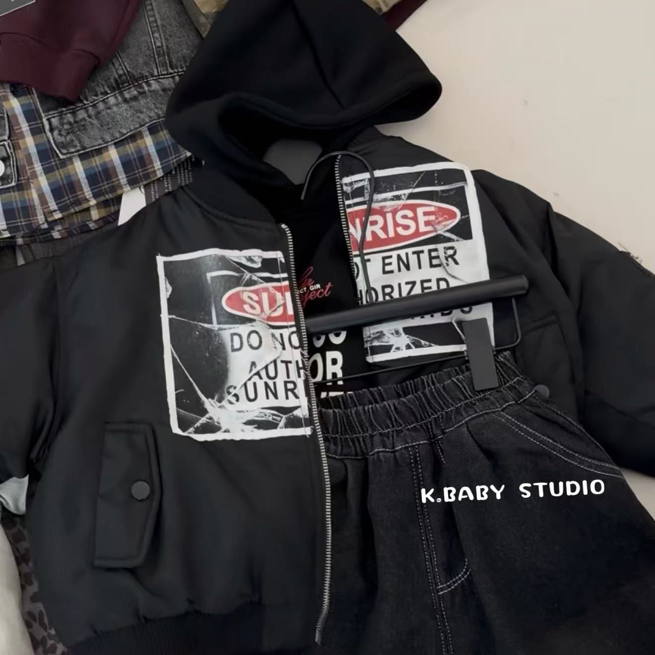 【棉逗熊品牌】男童韩版冬季休闲男童百搭酷帅外套-17601