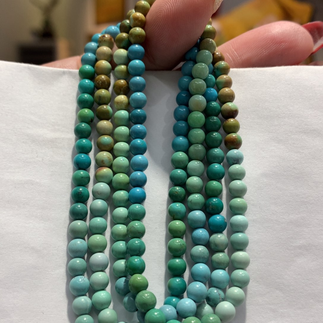 绿松石长链未镶嵌