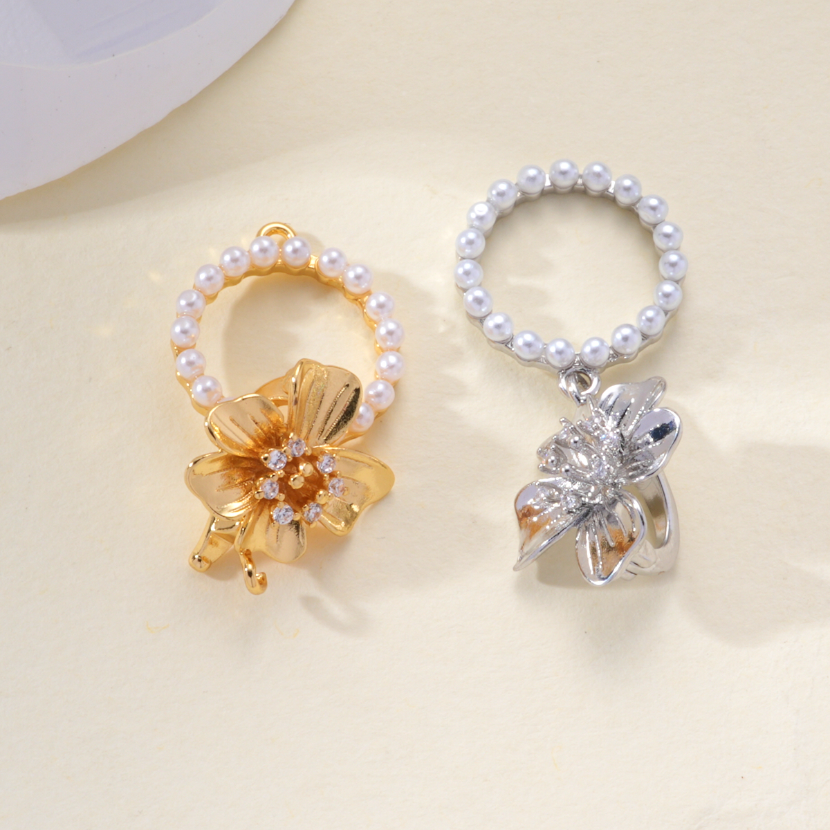 273  花卉项链扣万能扣饰品配件