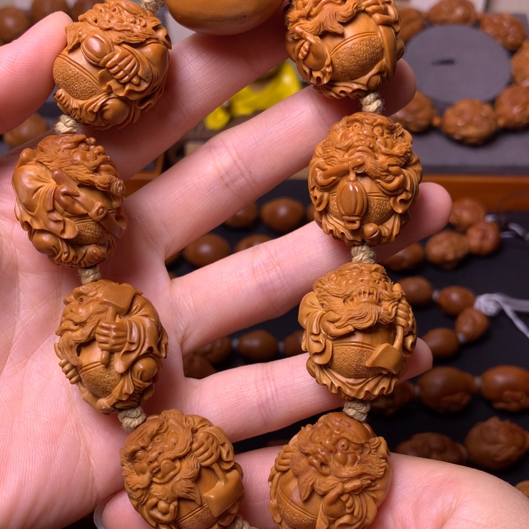 橄榄核手串/手链钟馗