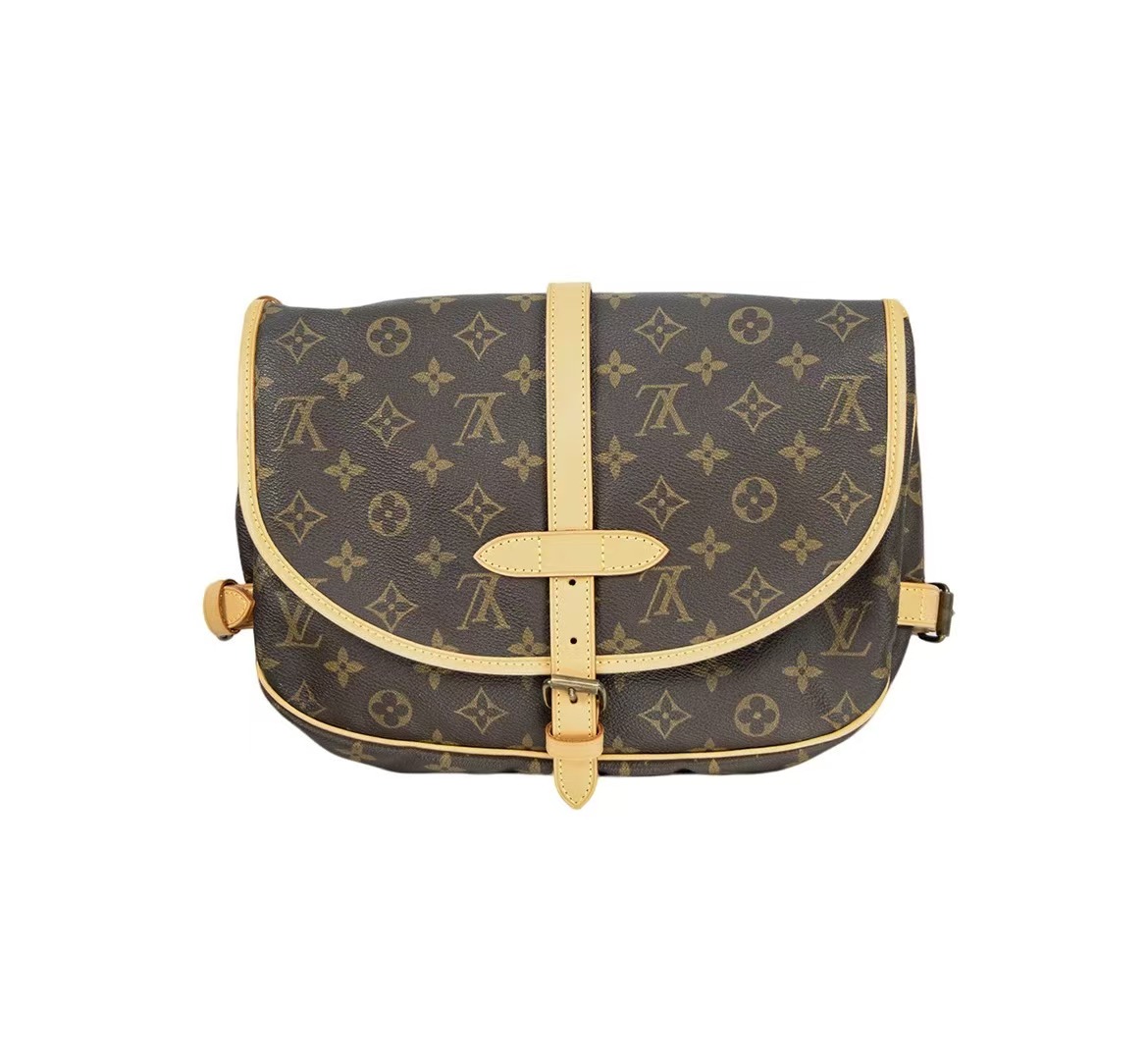 修复品LouisVuitton/路易威登/老花经典小号双子星/单肩斜挎包/E