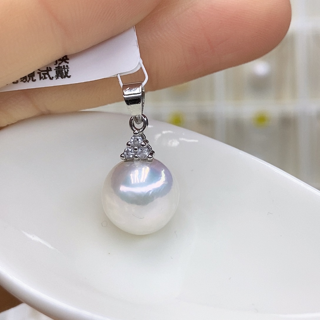 淡水珍珠未镶嵌吊坠(赠链)