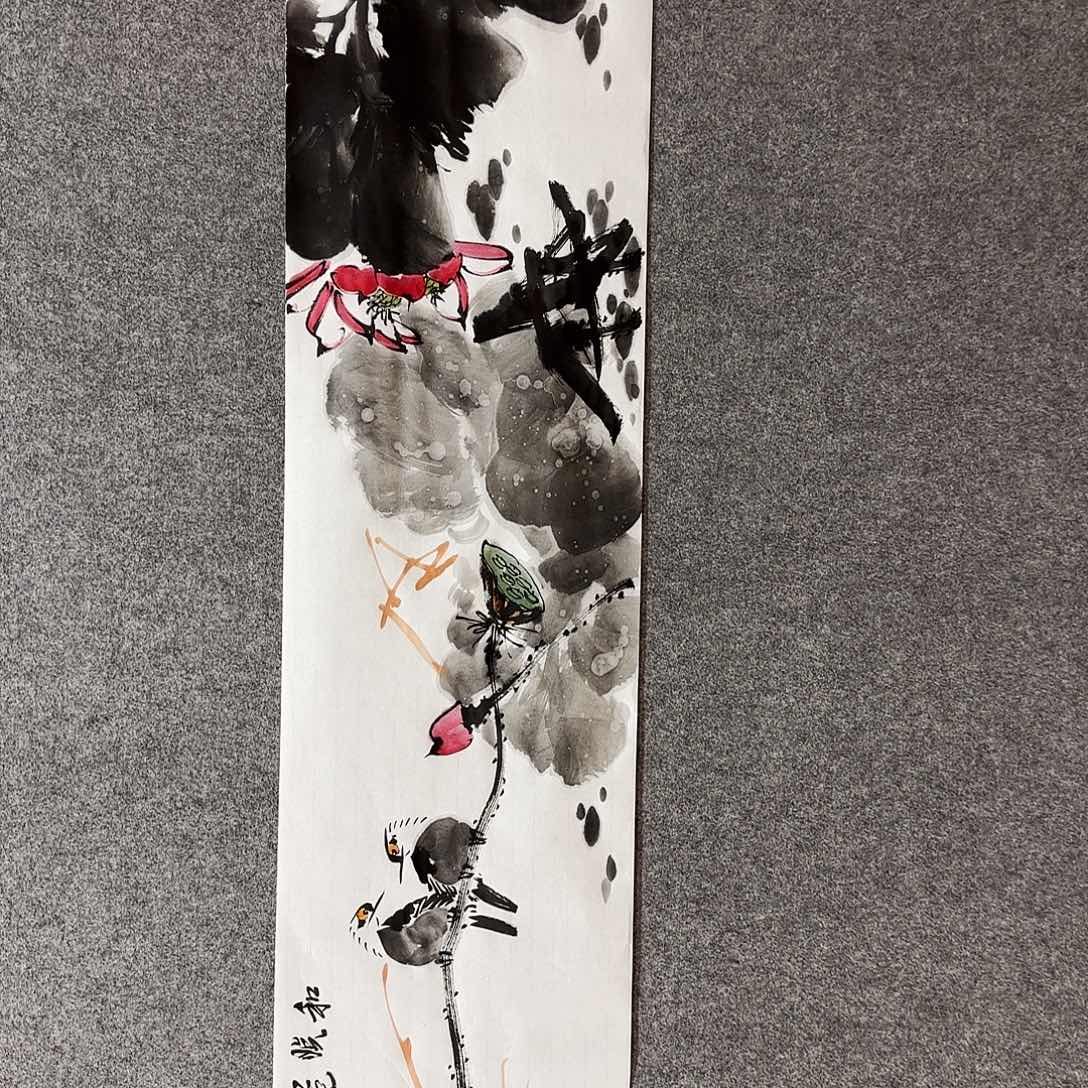 国画淄****行邢坤老师手绘作品