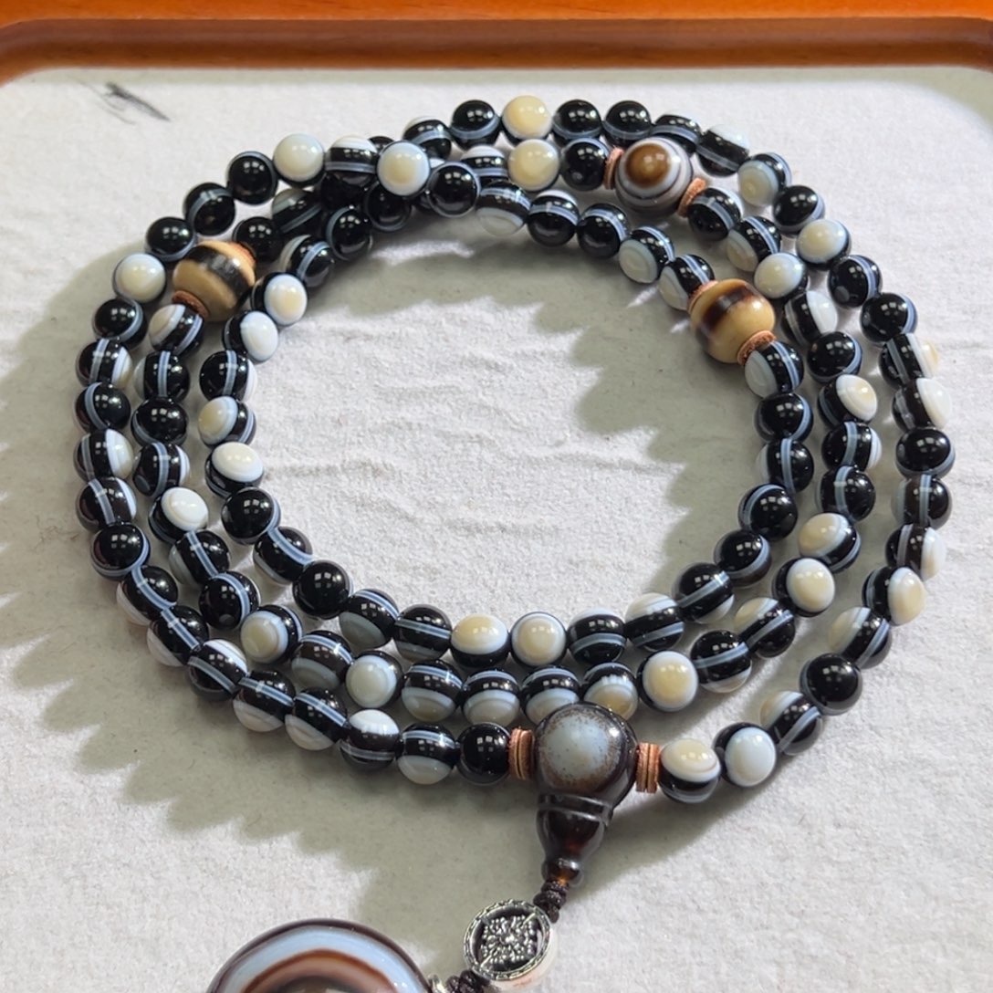 玛瑙/玉髓合金手串