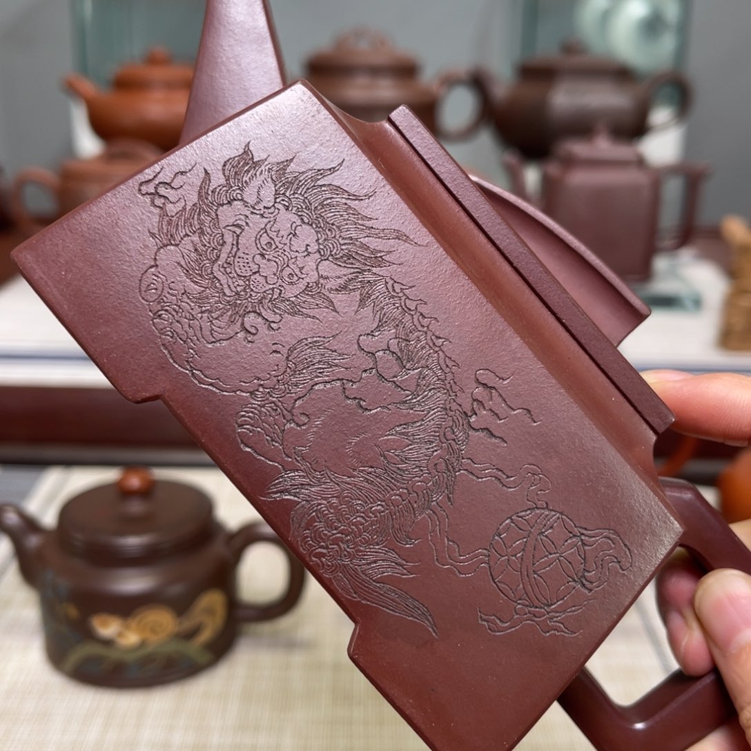 强***菜茶壶紫砂高货放漏