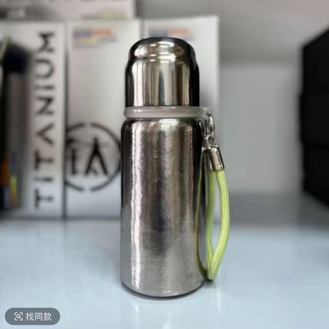 （不保温）壹&水夜光内外纯钛磁吸保温杯