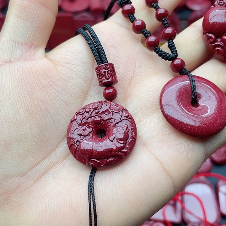 翡翠耳坠足银镶嵌