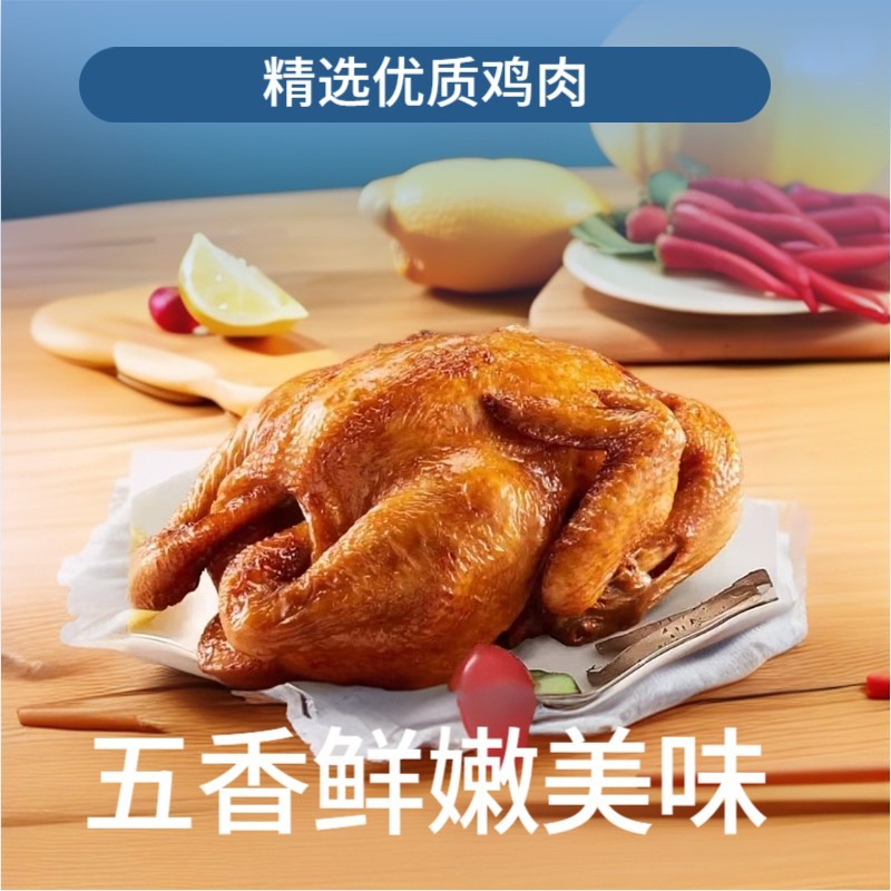 -正宗地方特产五香扒鸡开袋即食美味佳肴开袋即食