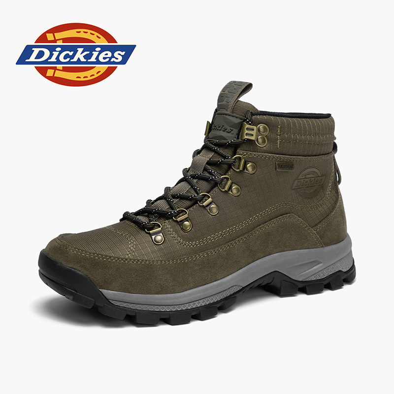 新款透气男鞋防水防滑登山鞋徒步男士休闲鞋耐磨马丁靴