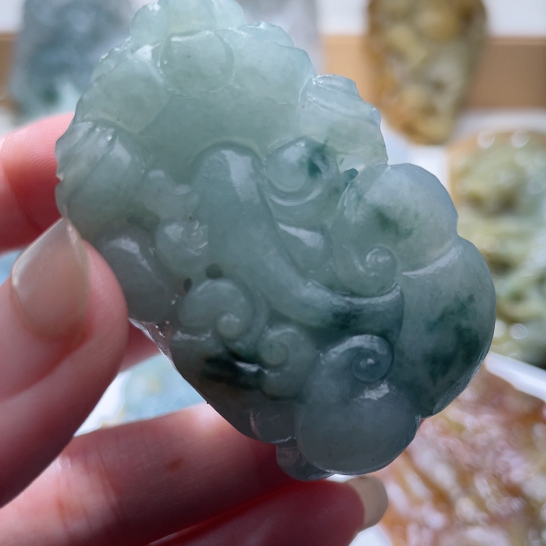 未镶嵌定制翡翠毛货