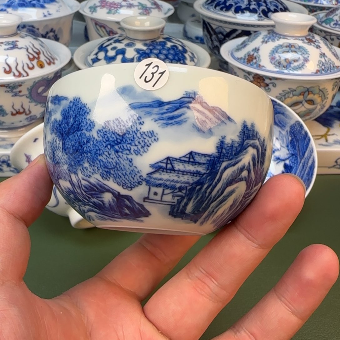 彦祖纯手工手绘茶具131