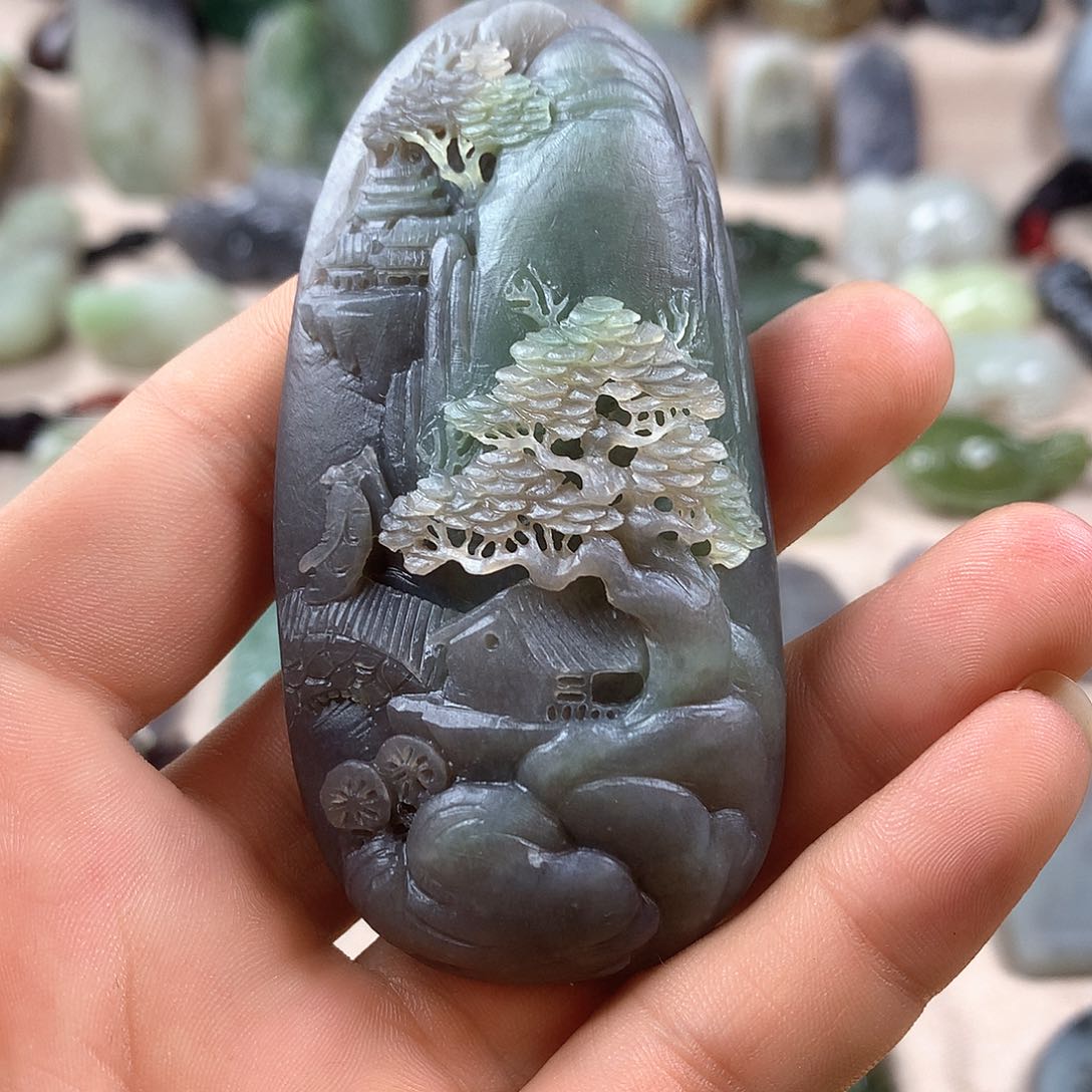 颈饰未镶嵌和田玉