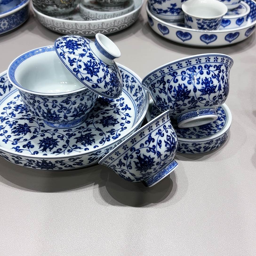 盖碗幸*景德镇高温茶具