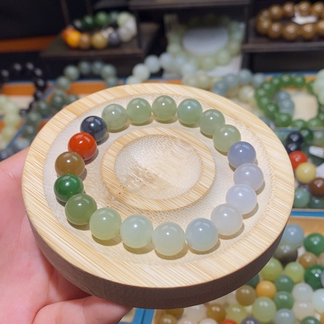 和田玉手串未镶嵌W 10