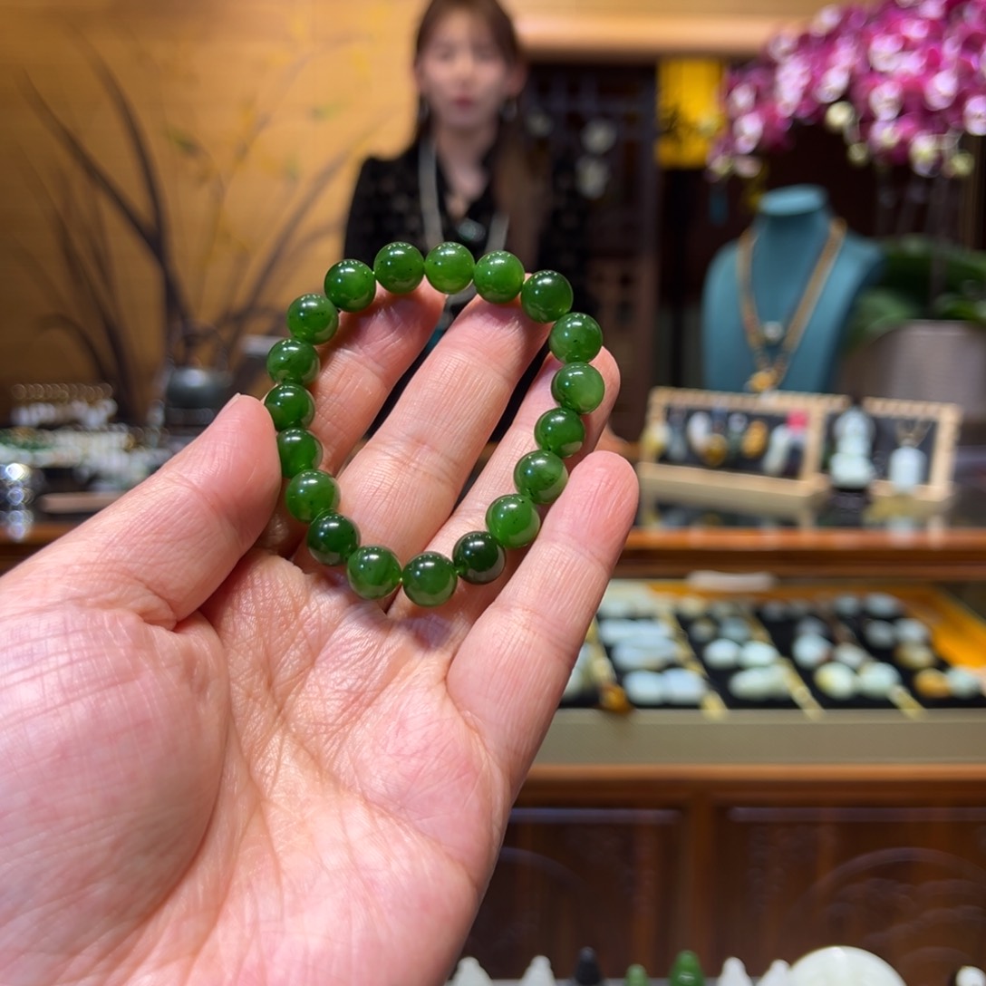 和田玉手链未镶嵌10