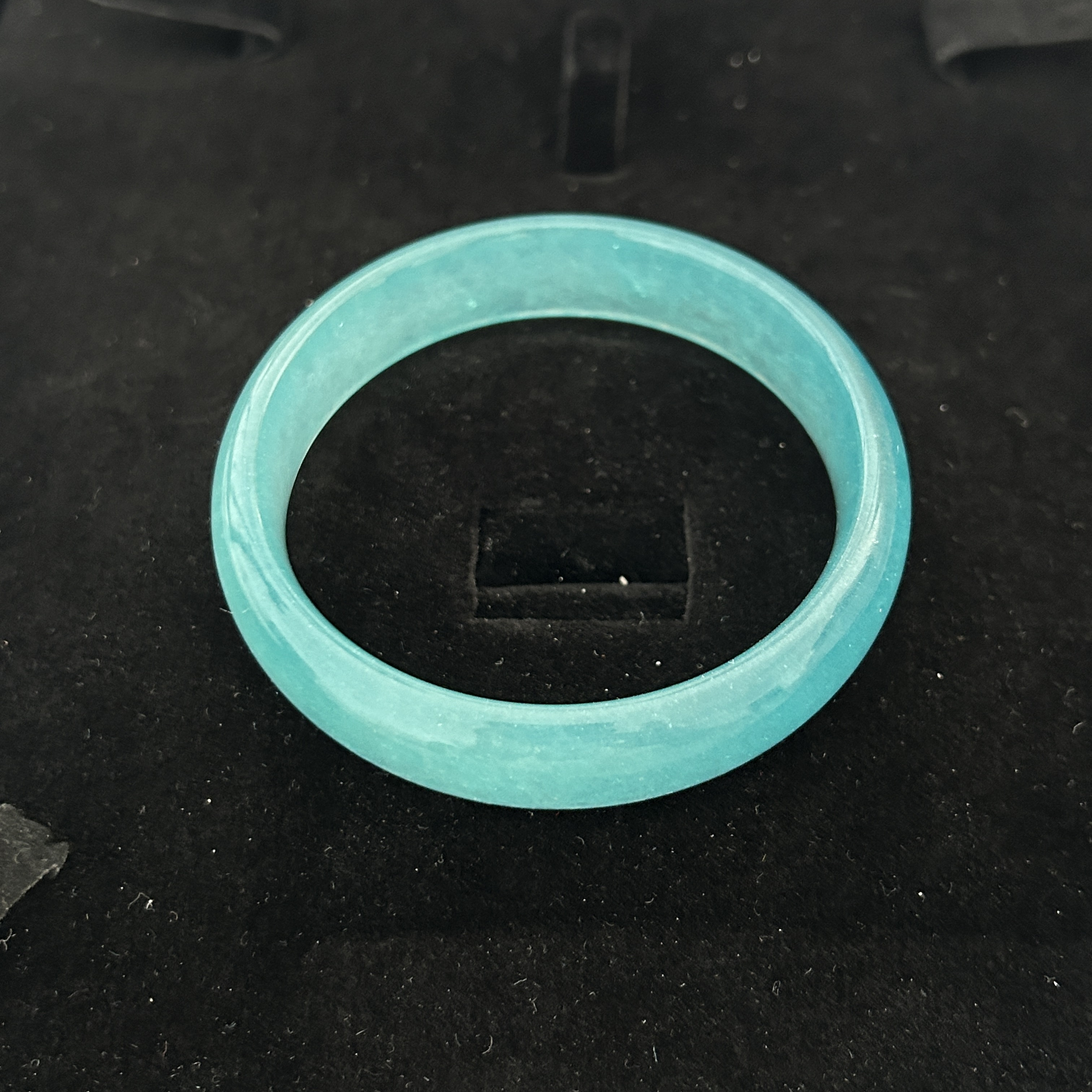 L9070原创设计镯子圈圈百搭珠宝宽边蓝色精美手镯54-63MM