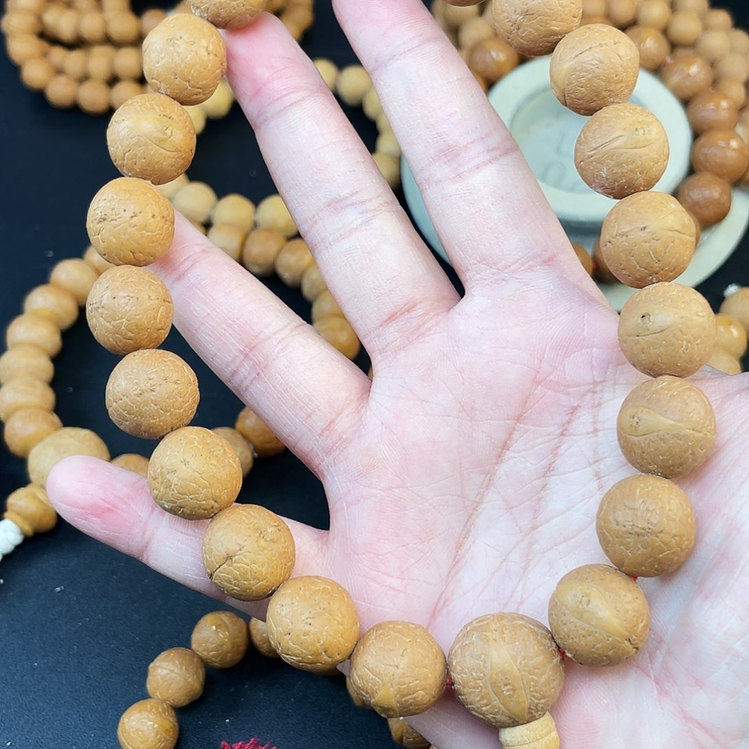 凤眼菩提手串L166-K03凤眼菩提15+同树红皮