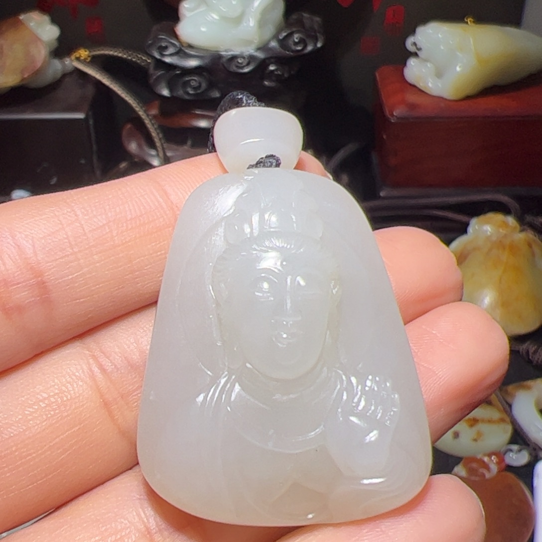 和田玉（子料）未镶嵌颈饰