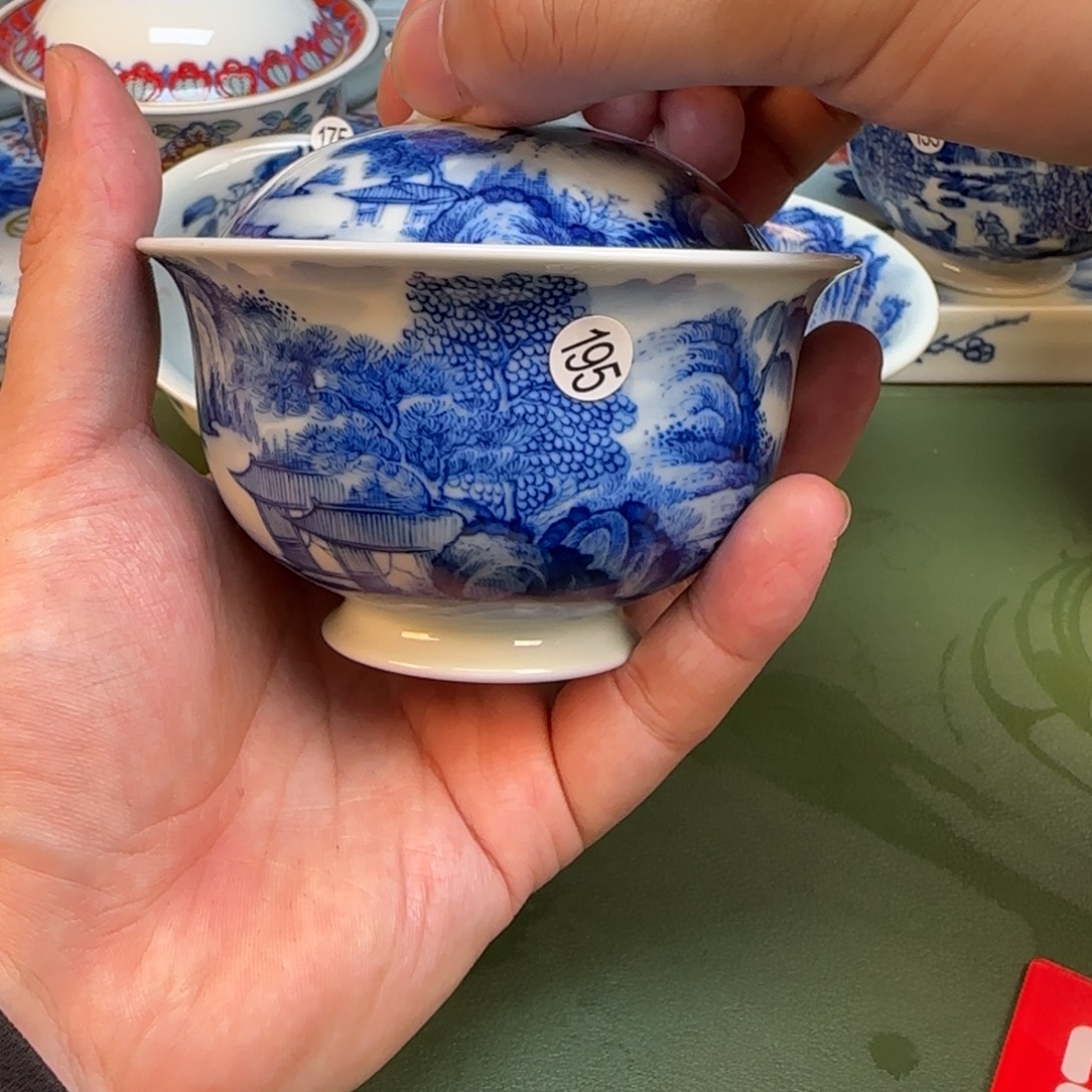 彦祖纯手工手绘茶具195