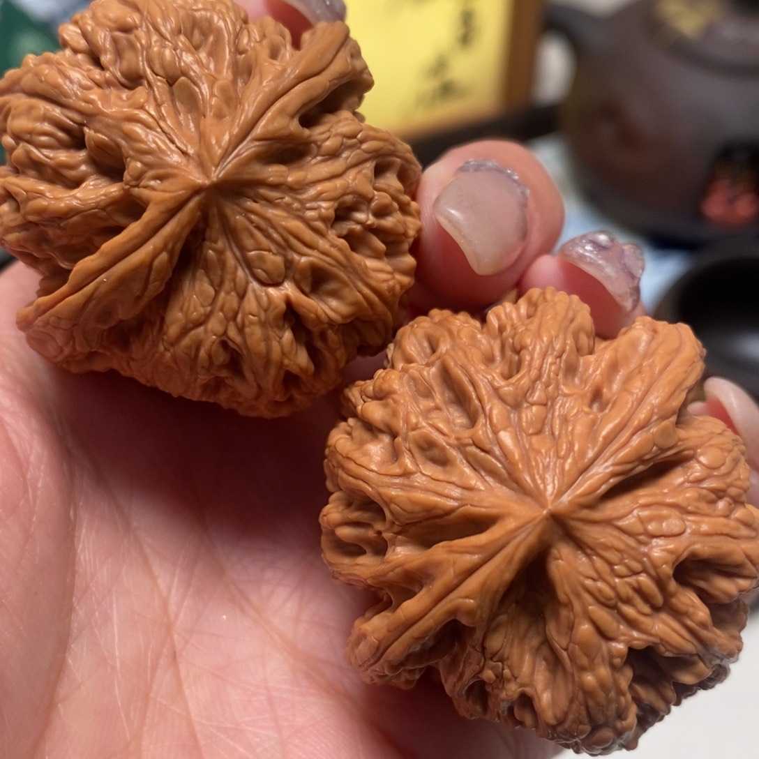 文玩核桃把件42尺寸全品粗筋